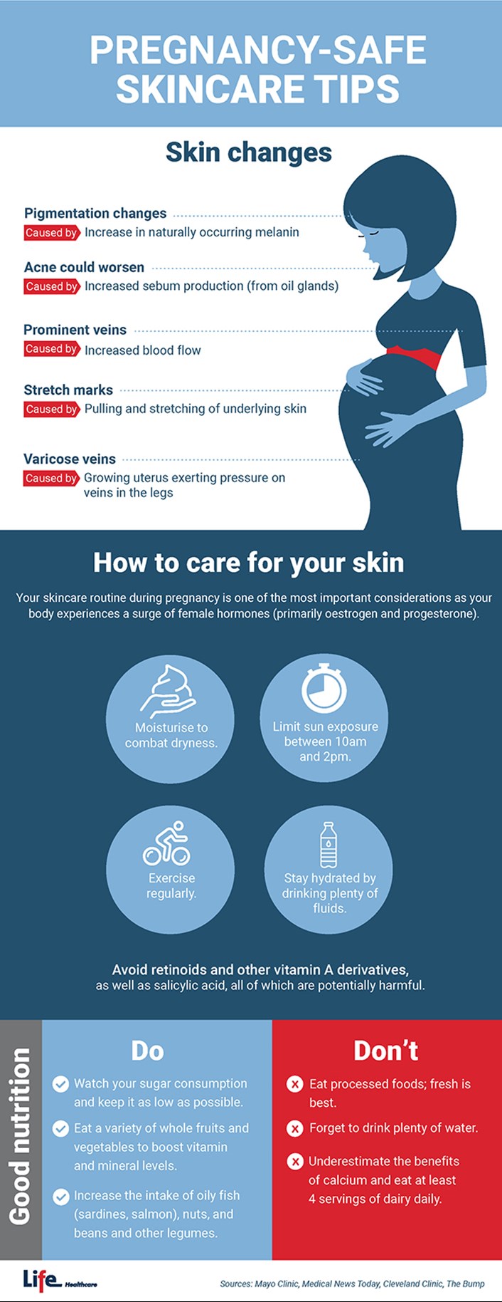 Pregnancy-safe skincare tips